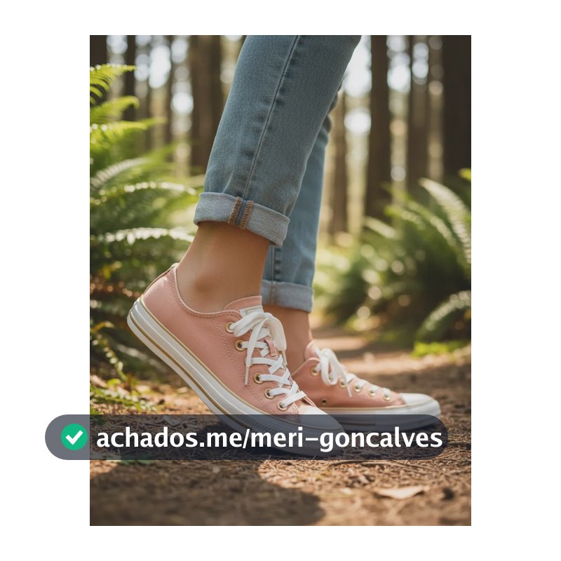 Tênis Converse Feminino Taylor Ct2834 Curto T Nude Rosa Branco Ouro Claro Liso 37 Br