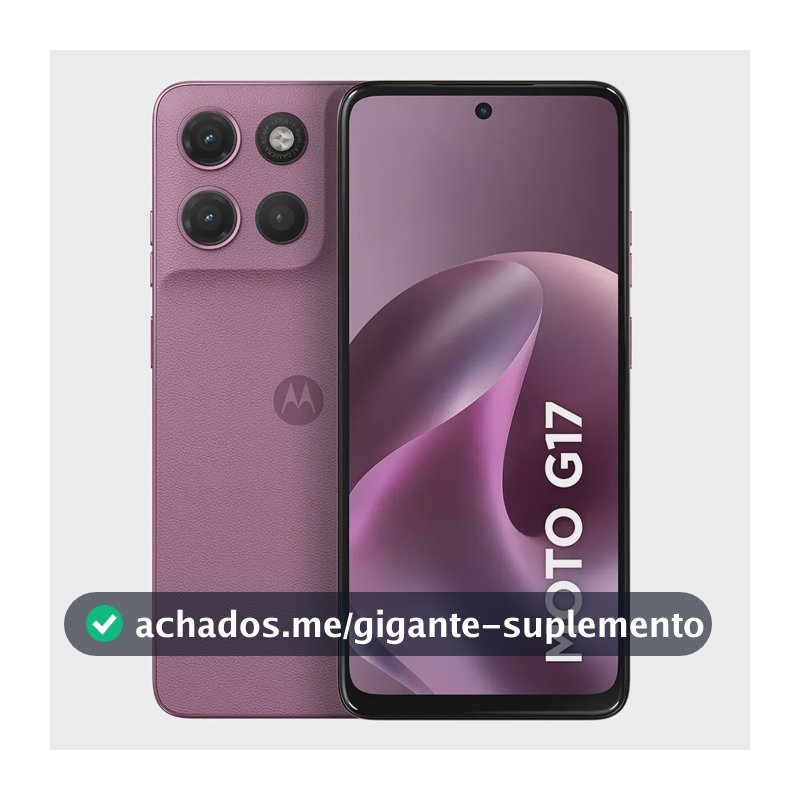 Smartphone G17 Tela 6,7 Polegadas 128GB 4G Câmera 50MP Motorola