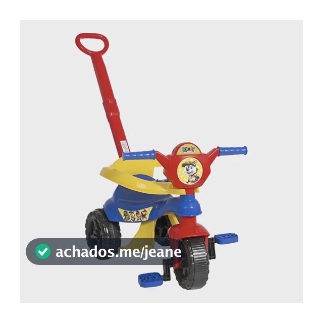 Triciclo Motoca Baby Kendy Azul Com Empurrador Infantil