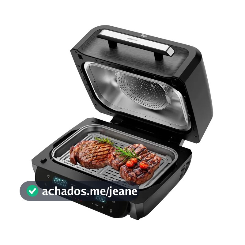 Fritadeira Elétrica Air Fryer Barbecue WAP Flame Digital Wc Ab1050 Com Painel Digital 127v