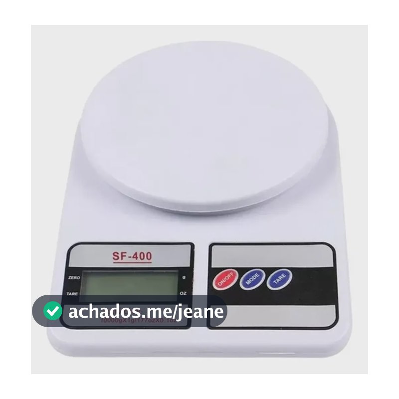 Balança De Precisão Digital De Cozinha 10kg Branco 10 Kg