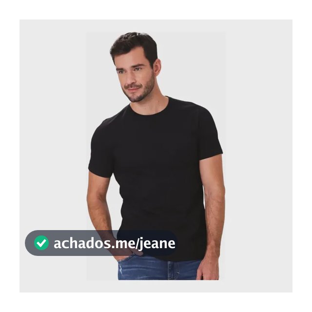 Camiseta Lisa Básica Masculina Malwee Algodão Gola Redonda