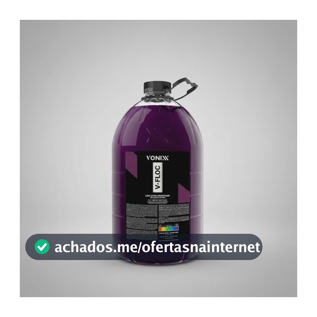Shampoo Automotivo Neutro Concentrado V Floc 5L Vonixx