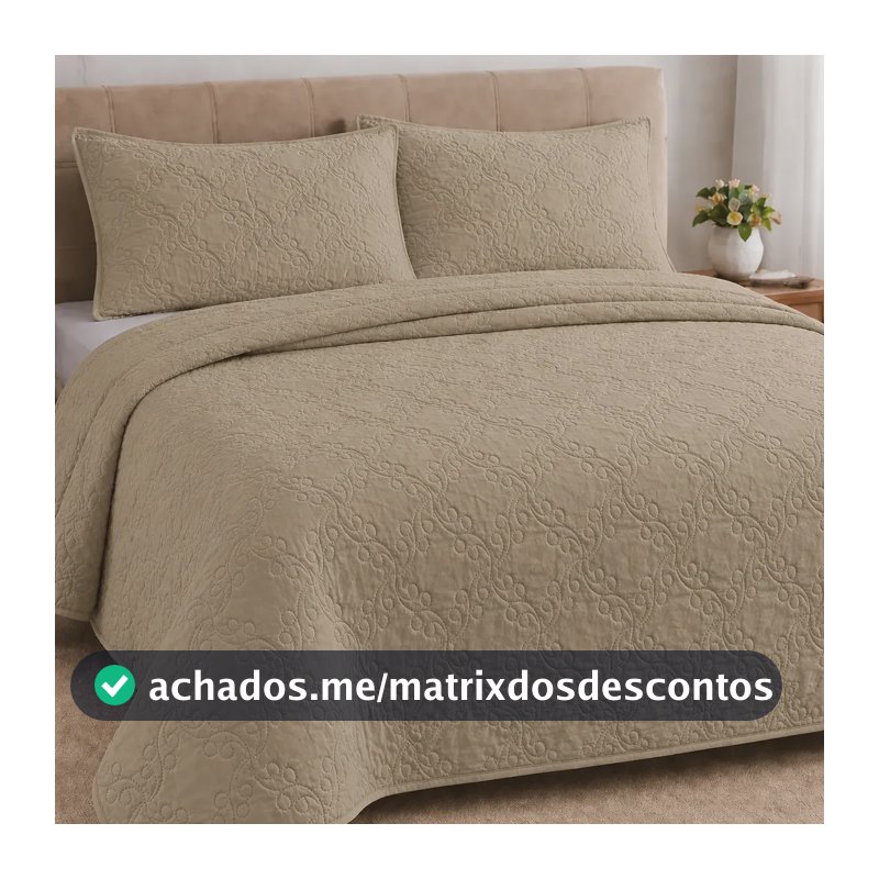 Cobre Leito Cáqui Queen Matelado Ultrassônico Desenho Elegante Alta Qualidade
