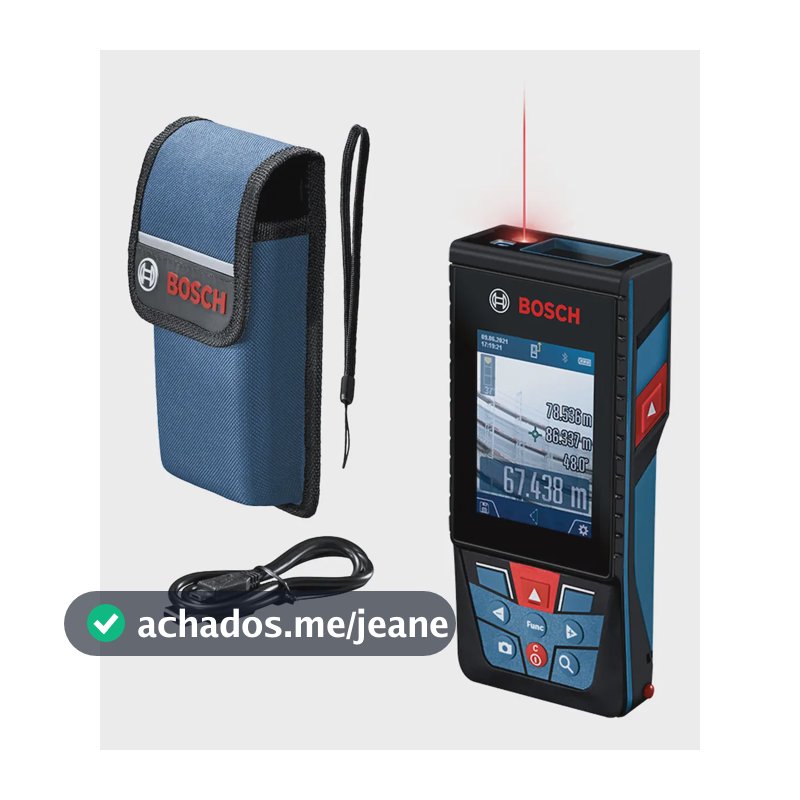 Trena Laser Bosch Glm 150-27 C Alcance 150m Com Bluetooth