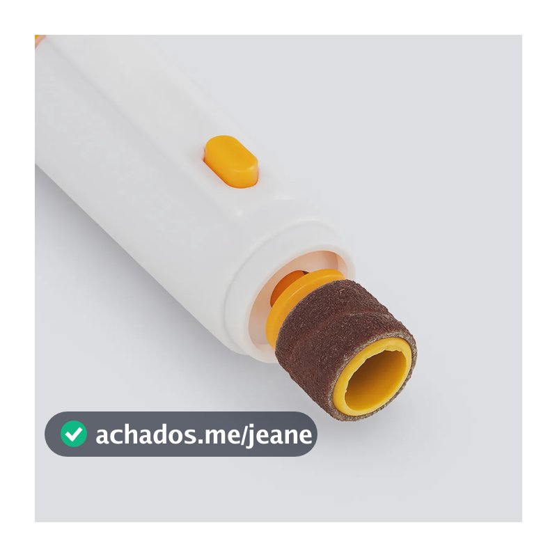 Lixador De Unhas Pet Com 3 Lixa A Pilhas Cachorro Gato