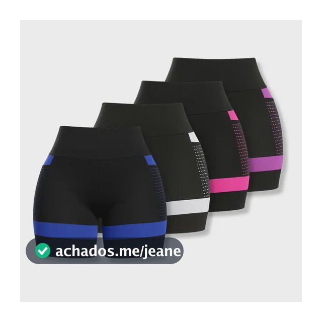 Kit 4 Shorts  Academia Bolsos Laterais Movimento Livre