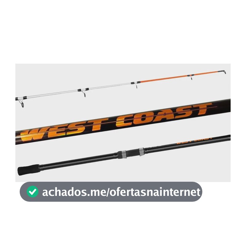 Vara De Pesca Surfcasting Saint West Coast 3,90m Fibra Vidro