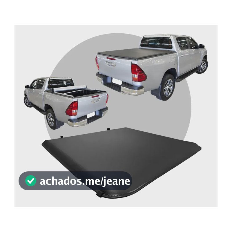 Capota Marítima Toyota Hilux 2016 - 2027 Cabine Dupla Top Preto