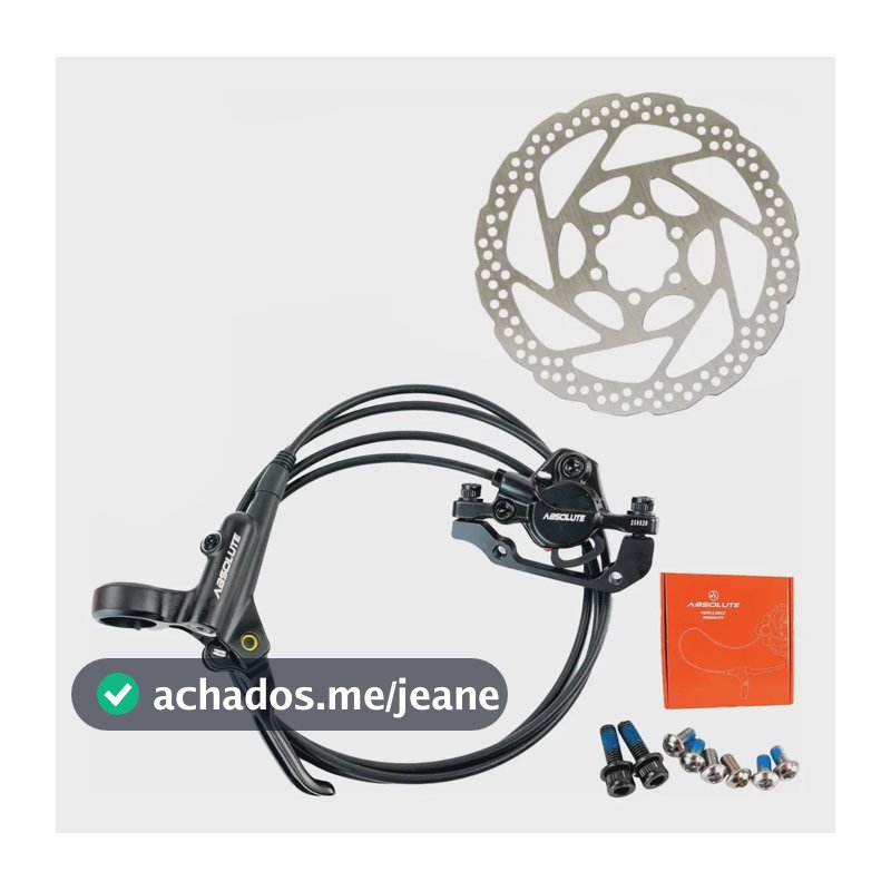 Freio Disco Hidráulico Traseiro Absolute Dxu-1901 C/ Disco