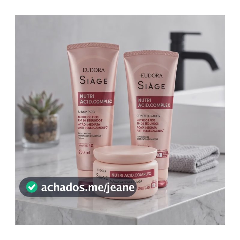 Eudora Siàge Nutri Acid.complex Nutri Shampo+cond+mascara