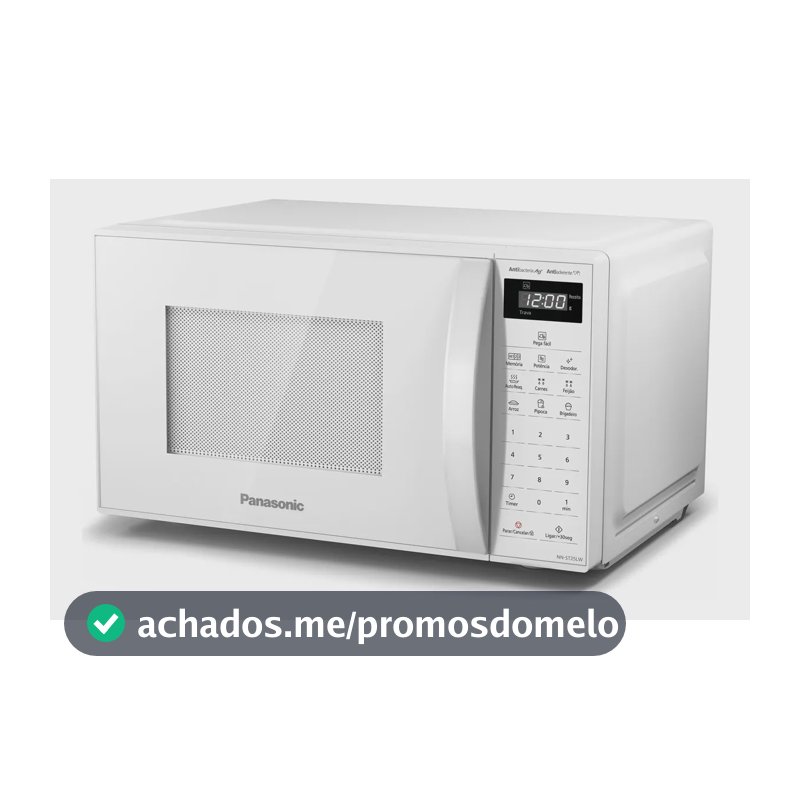 Micro-ondas Panasonic 21 Litros Branco - NN-ST25lWRU