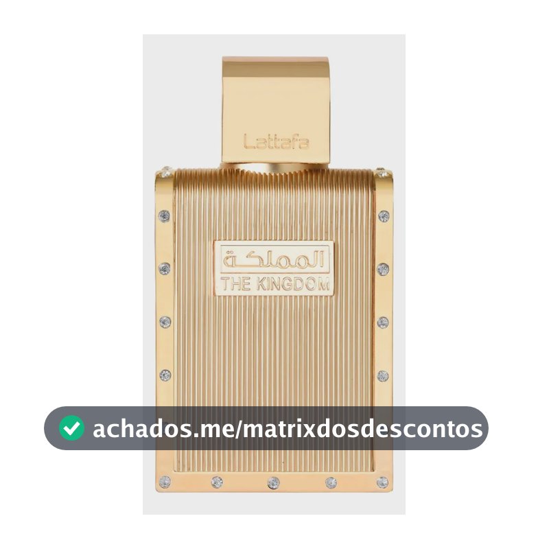 Perfume Lattafa The Kingdom Edp masculino 100 Ml