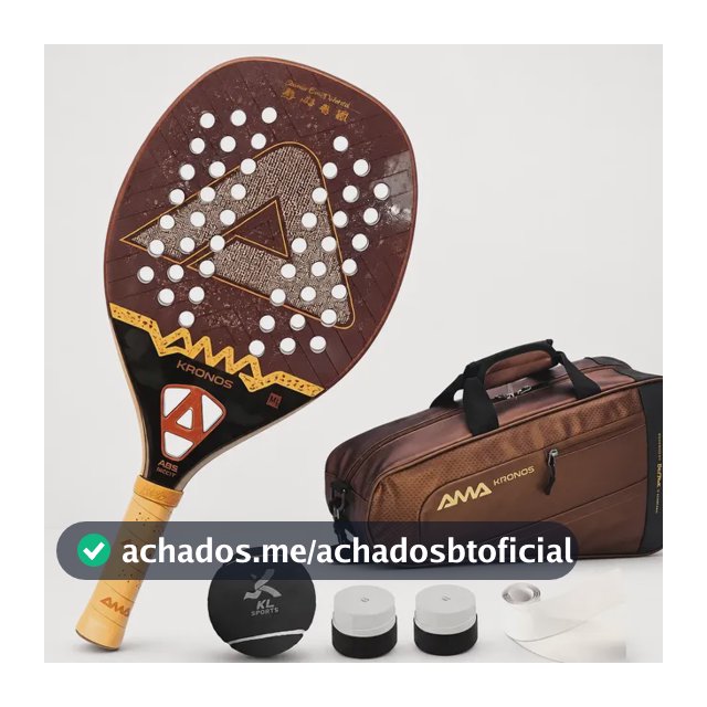 Raquete Beach Tennis Ama Sport Kronos Hugo Russo Lançamento Escolha Peso E Balance