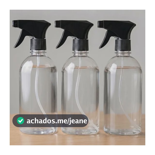 Kit 3 Borrifador 500ml Pulverizador Multiuso Jato Spray Top