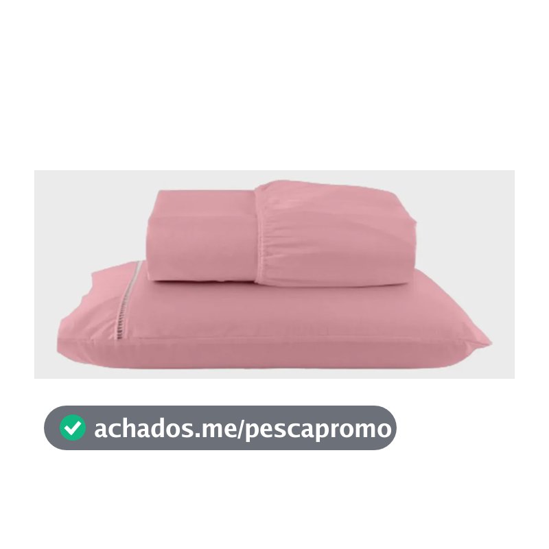 Jogo De Lençol Solteiro 2pçs C/ Elástico 400 Fios Hotel Rose Liso