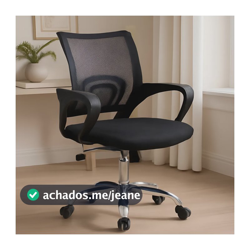 Cadeira De Escritorio Begonia Tela Mesh Ergonomica Giratoria