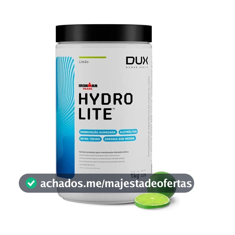 Suplemento Em Pó Dux Nutrition Hydrolite Carboidratos Sabor Limão Em Pote De 1000g Outros