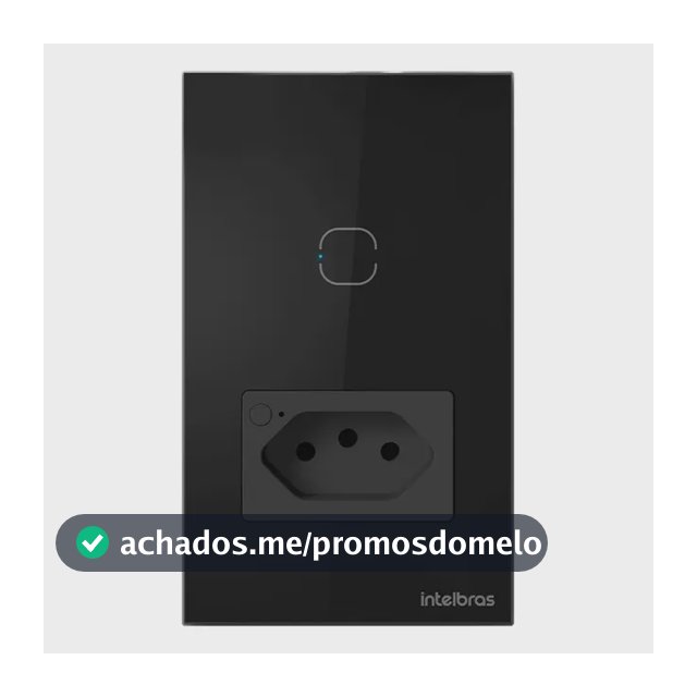 Tomada Com Interruptor Inteligente Wi-fi Etw 1011 Intelbras Preto