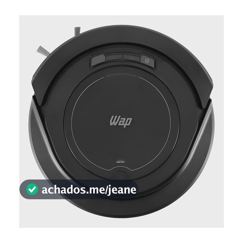 Robô Aspirador De Pó Wap Robot W90 30w 250ml Bivolt Preto Preto 127/220v