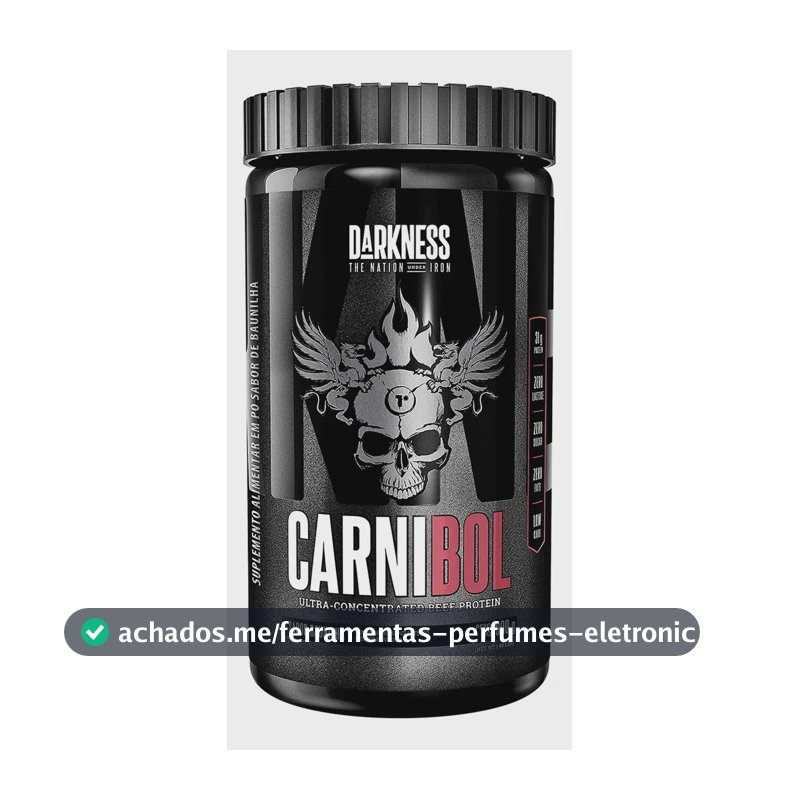 Suplemento Proteico De Carne Carnibol 900g Darkness Baunilha