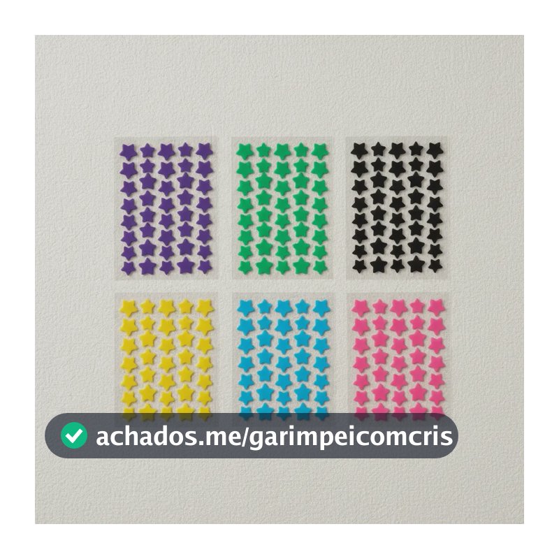Kit 40 Adesivos Anti Acne Estrelinhas Cor Aleatória Mista Dia/noite