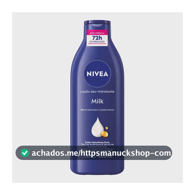 Nivea Loção deo-hidratante Milk 400ml Hidratação Profunda 72h
