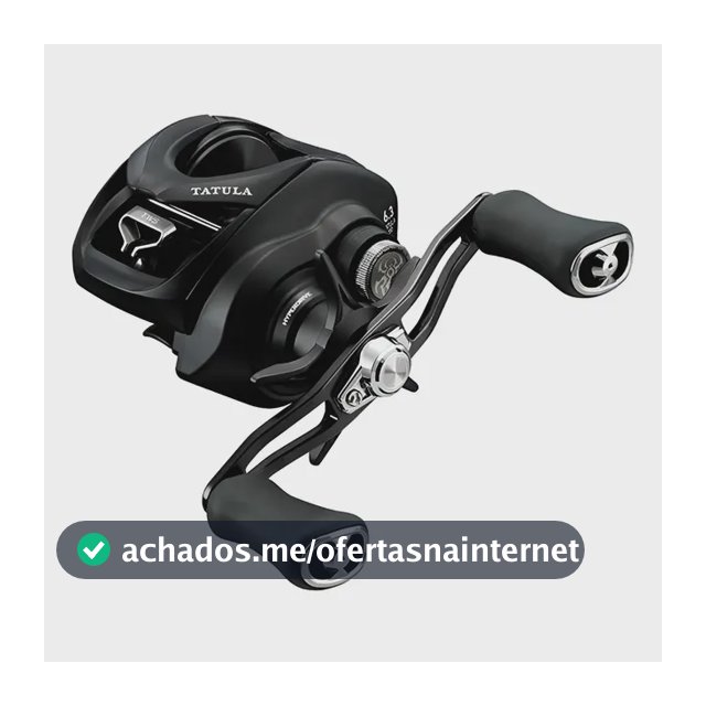 Nova Carretilha Daiwa Tatula Tw 200xhl Lançamento 2025 Preto Esquerdo