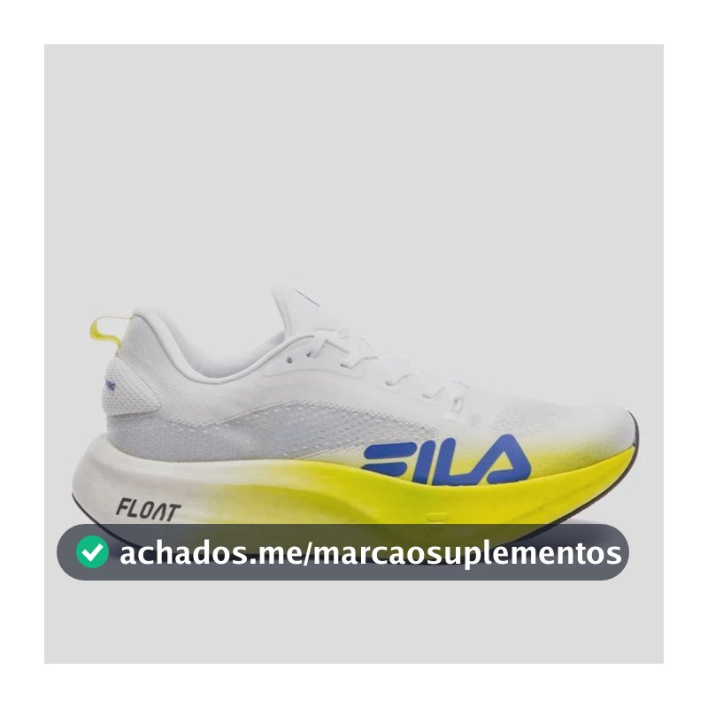 Tenis Fila Float Maxxi 2 Pro Masculino Branco/verde Limao Lisa 42 Br