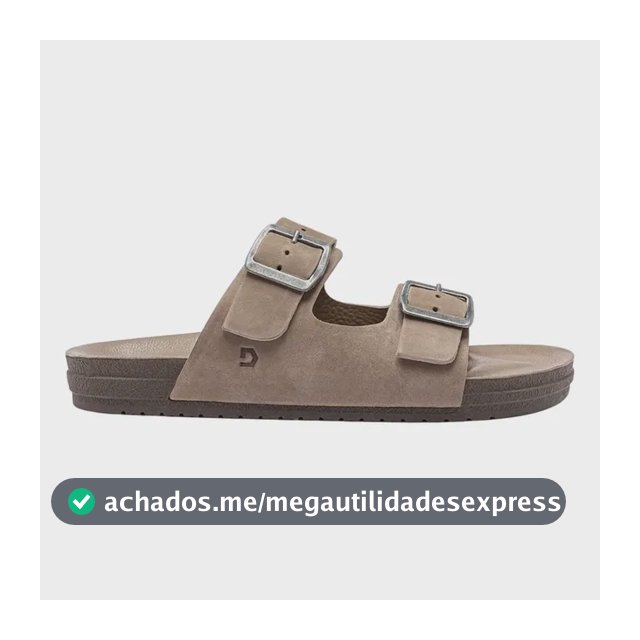 Sandália Masculina Democrata Chinelo Birken 100%couro Casual