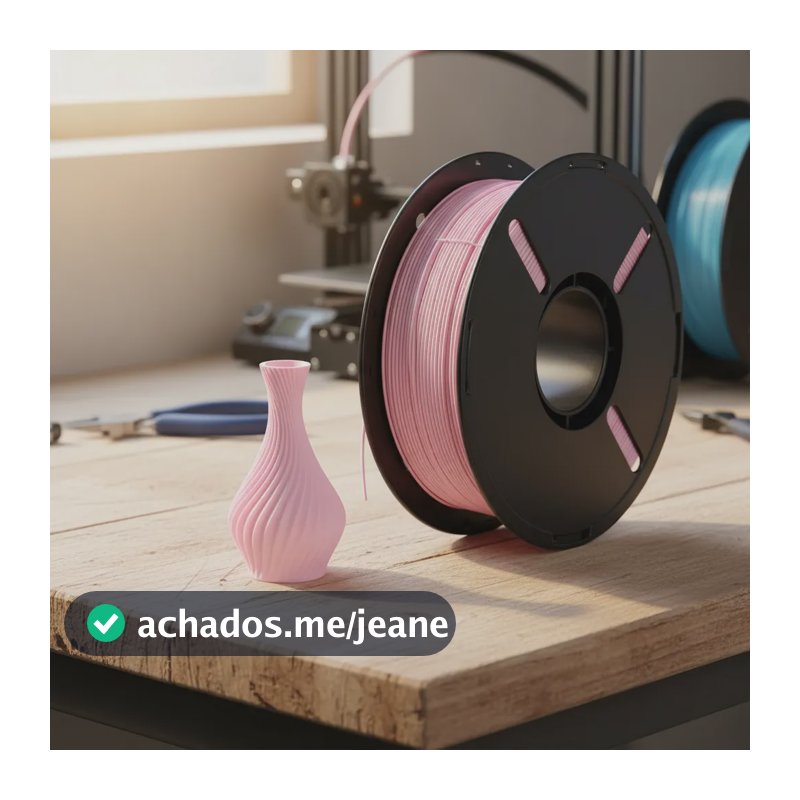 Filamento Petg Xiaozhuzi 1,75mm 1kg Para Impressora 3d Rosa
