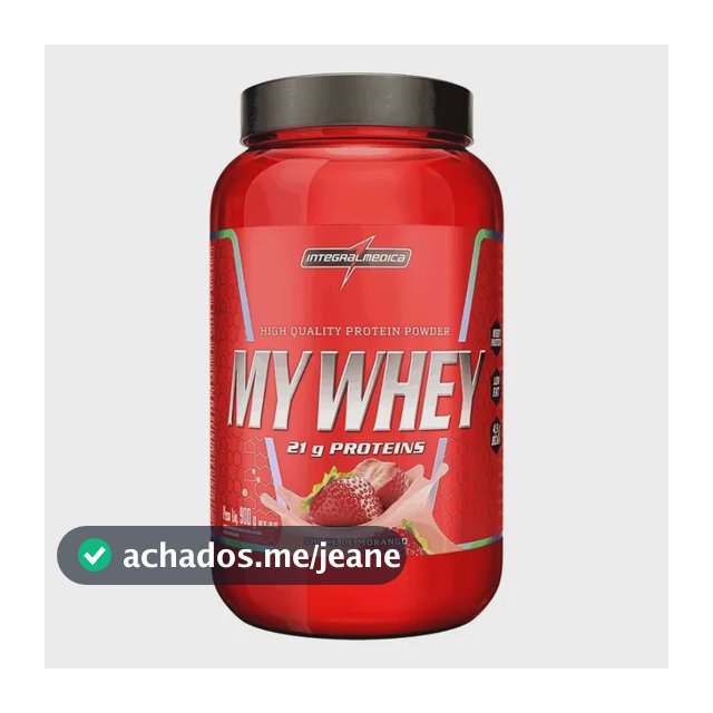 My Whey Shake De Morango Pote 900g Integralmédica Morango Batido De Morango