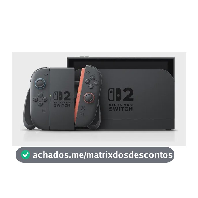 Console Nintendo Switch 2 Nacional Portátil E Doméstico Preto