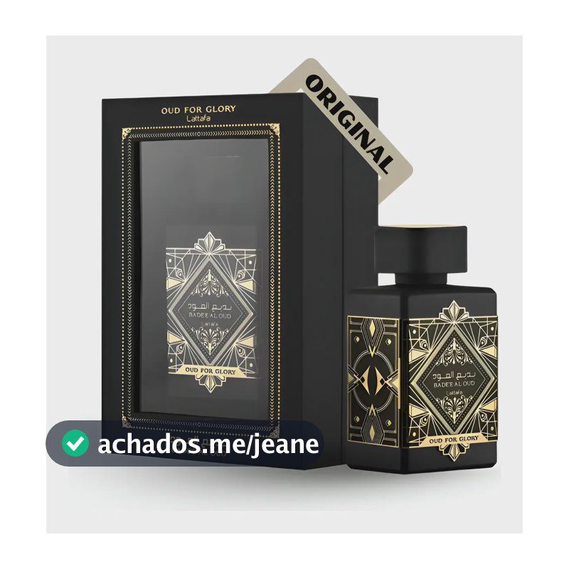 Perfume Badee Al Oud For Glory Lattafa Masculino 100ml Eau De Parfum