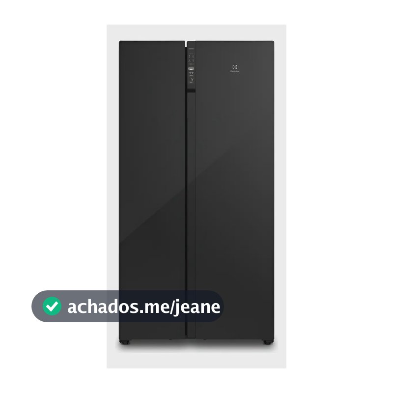 Geladeira Electrolux Frost Free Inverter 531l Efficient Auto Cor Preto