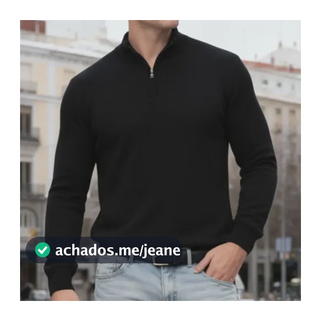 Suéter Masculino Gola V Zíper Tricô Inverno Casual Trabalho