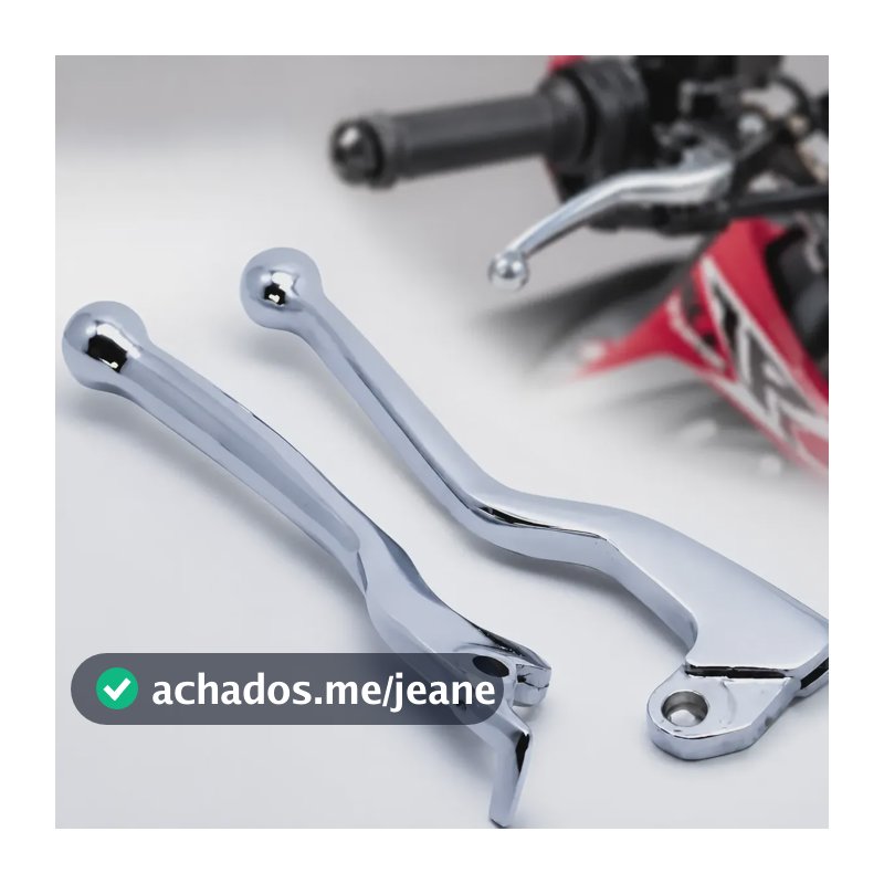 Par Manete Cromado Reforçado Falcon Xre 300 Tornado Bros