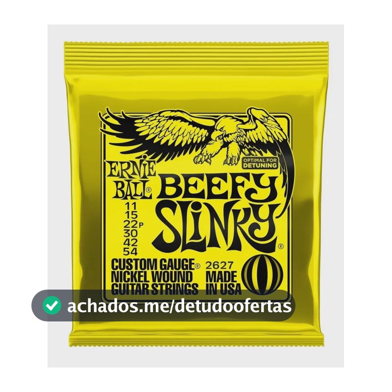 Encordoamento Ernie Ball 2627 Beefy Slinky 11-54