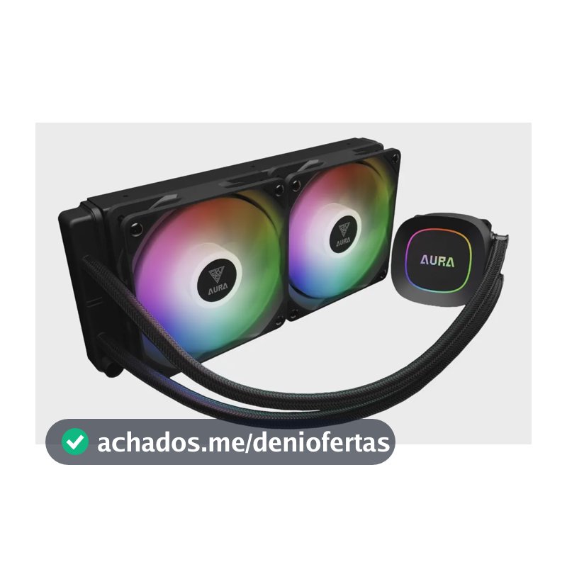 Water Cooler Gl240 Lite Aura Argb Preto Gamdias Preto