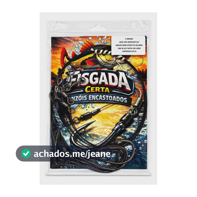 Anzol Para A Pesca Dos Grandes Peixes De Couro 12/0