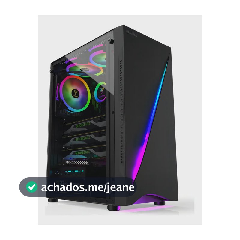Gabinete Gamer Gamdias Argus E5 Rgb Mid Tower Preto