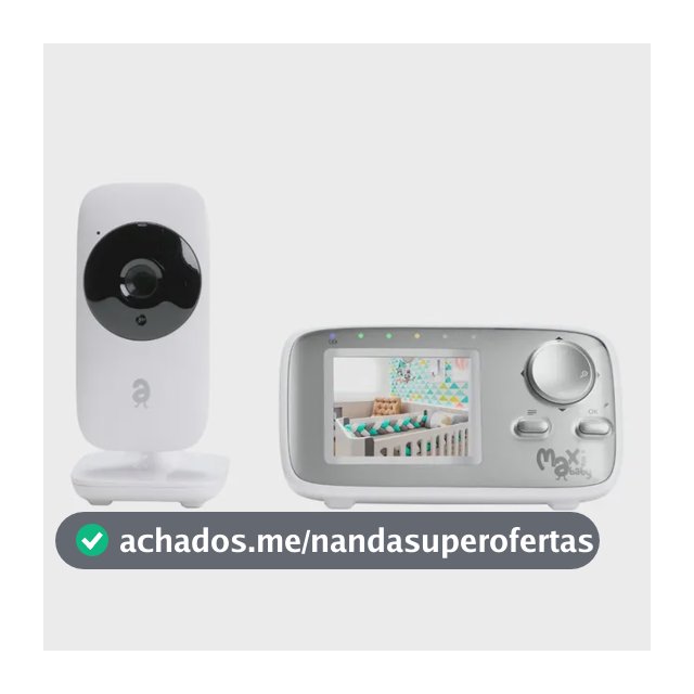 Babá Eletrônica Monitor 2.4 Sem Fio Zoom Baby On Maxi Baby