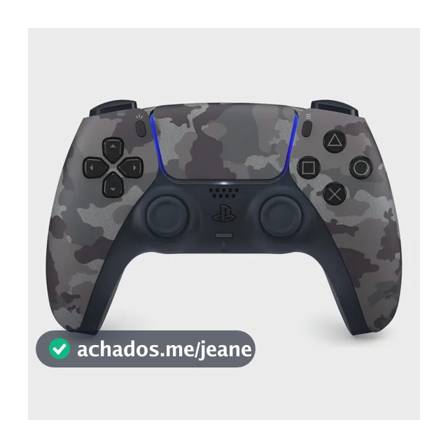 Controle joystick sem fio Sony PlayStation PS5 gray camuflado