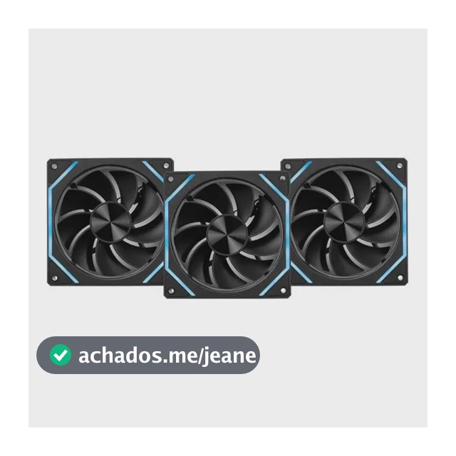 Kit Ventoinhas Pichau Ventus Nx Reverse, Argb, 3x120mm Preto