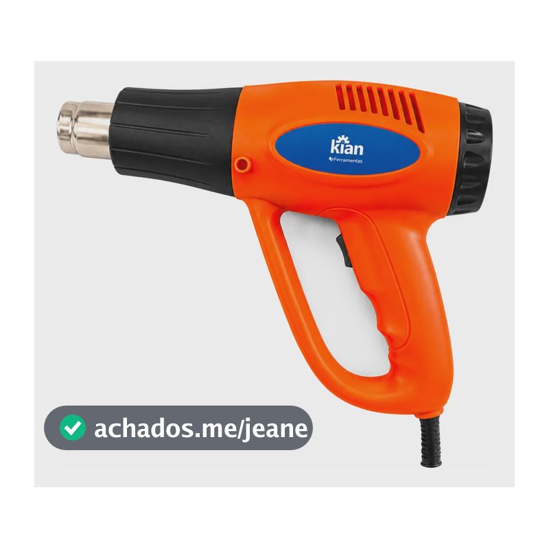 Soprador Térmico 1500/2000w 2 Estágios Ar Quente St-101 Kian Laranja 127v