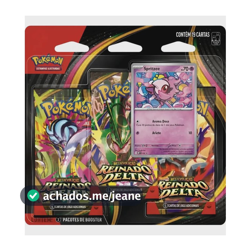 Blister Triplo Reinado Delta Pokémon Português