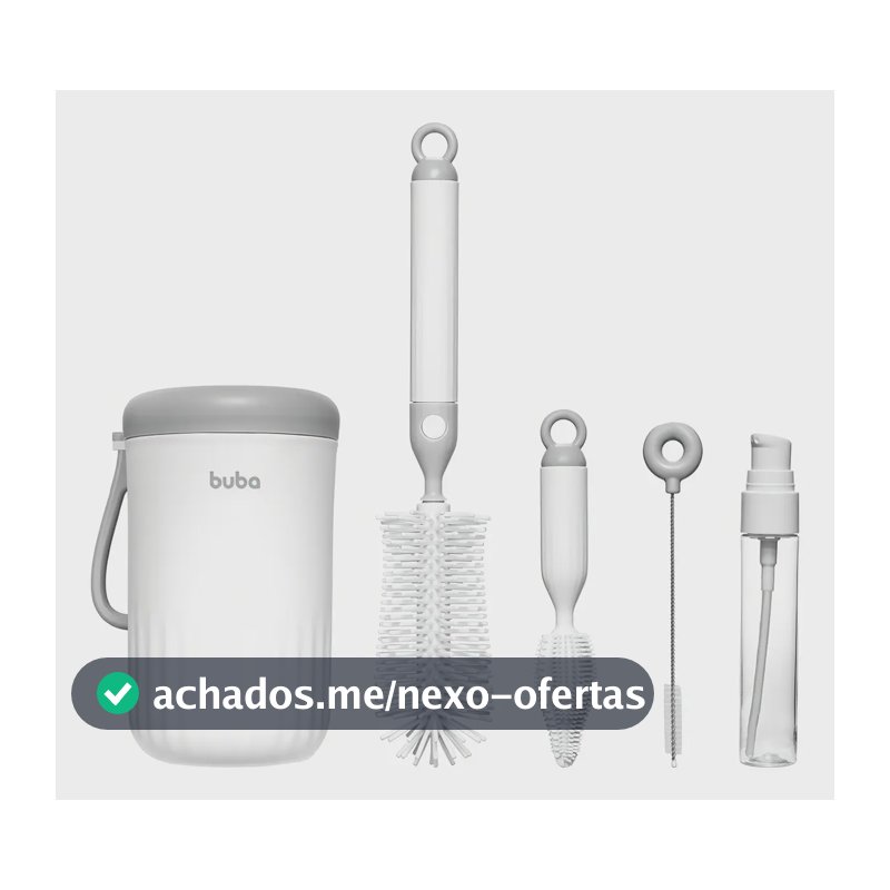Kit Para Limpeza De Mamadeira Portátil Buba