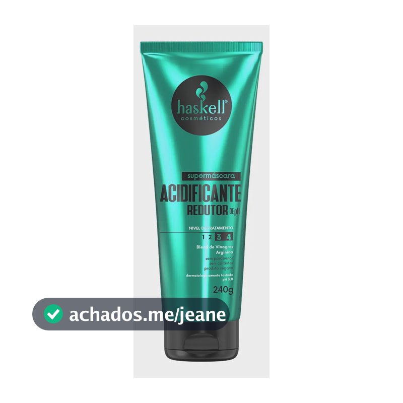 Supermáscara Acidificante Redutor De pH 240g
