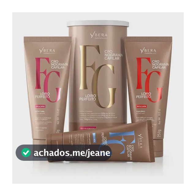 Kit Cronograma Capilar Loiro Perfeito - Fashion Gold