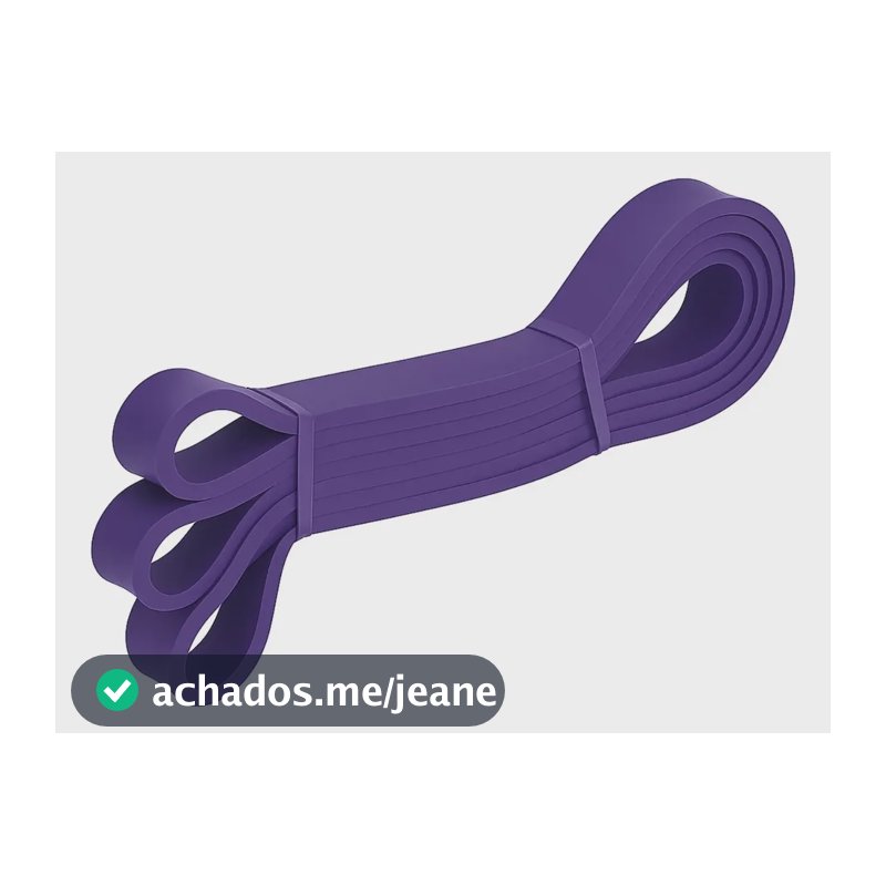 Super Band 3.2 Forte Faixa Elástico Extensor Treinamento Roxo